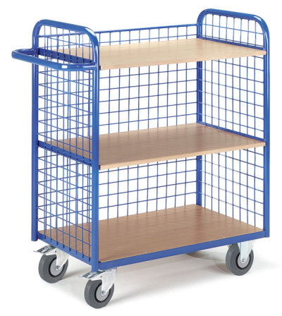 Etagenwagen mit 3 Gitterwnden