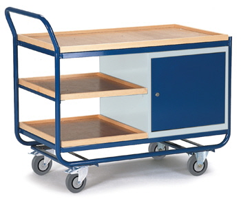 Montagewagen mit Stahlschrank- Rollwagen